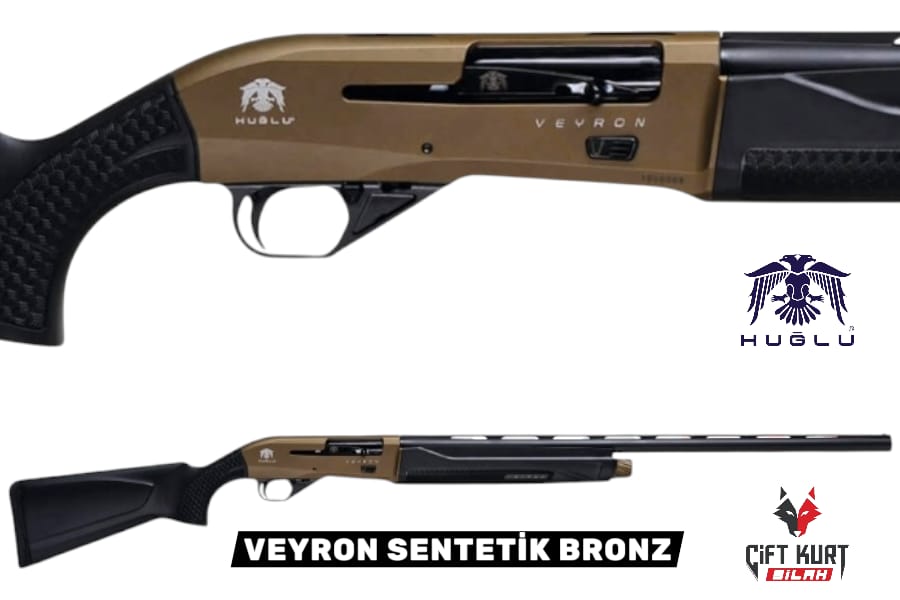 Huğlu VEYRON SENTETİK BRONZ Tüplü Şarjörlü Yarı Otomatik AV Tüfeği